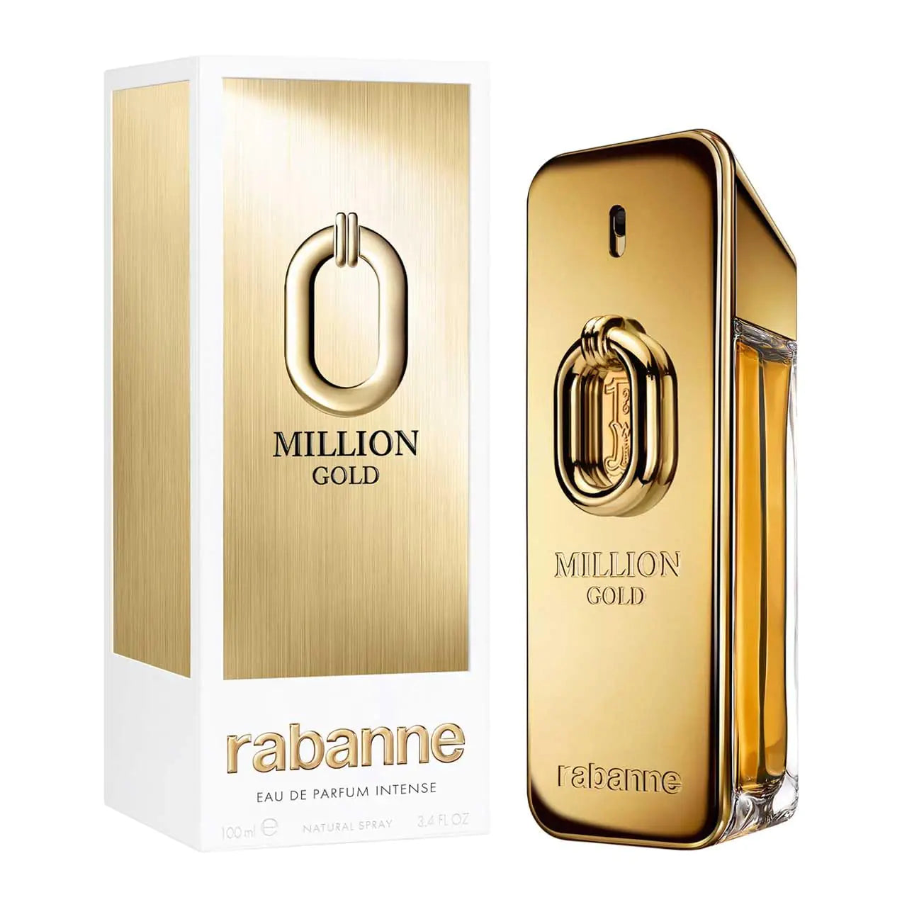 PACO RABANNE Million Gold Intense Eau De Perform Men 3.4 Ounce